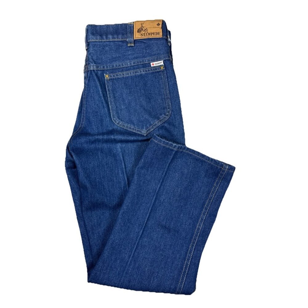 Vintage 80s Stampede Western Jeans Made in Canada Men’s 34x30 Cowboy Denim‎